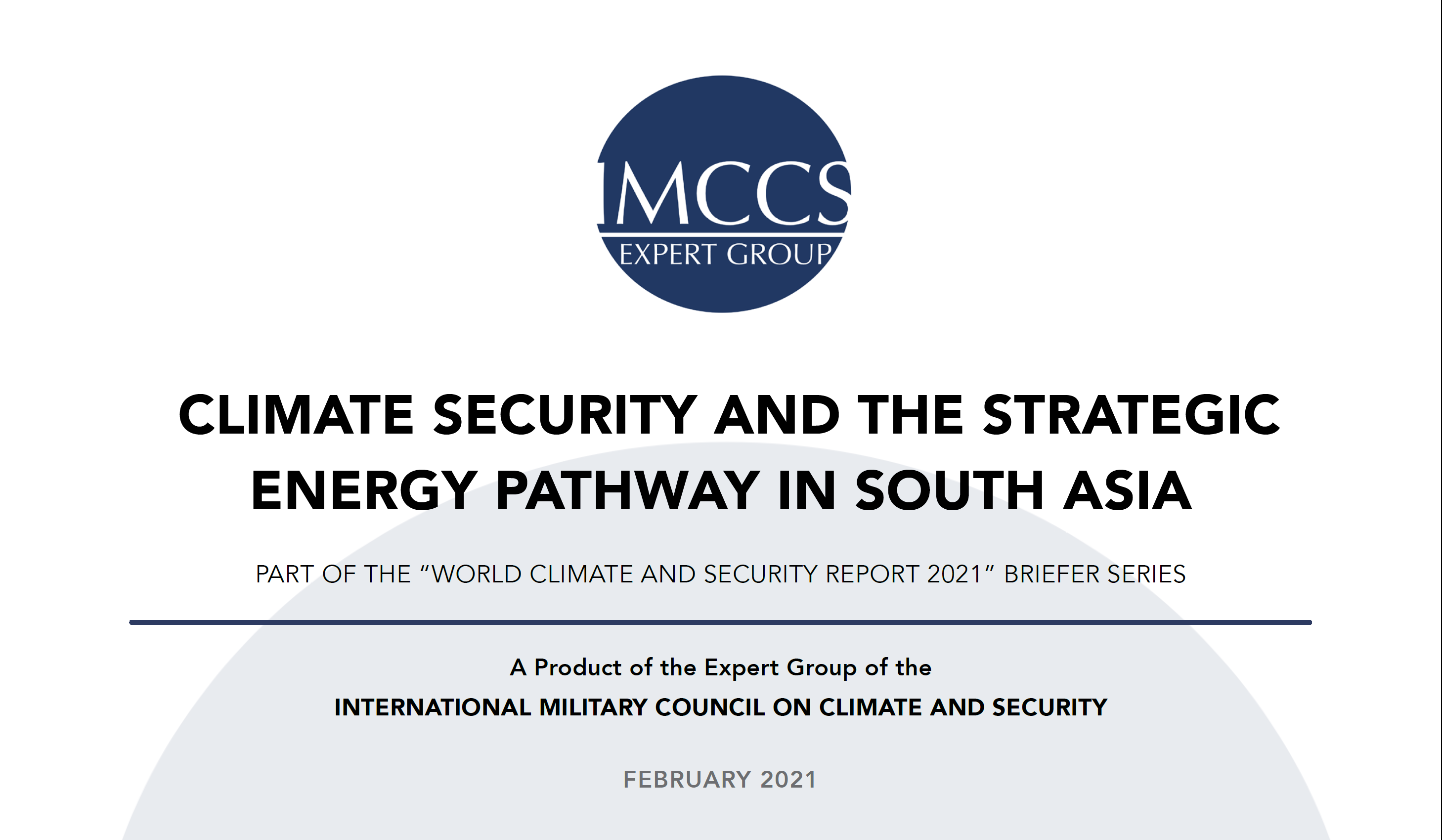 Report Highlight Climate Security And The Strategic Energy Pathway In